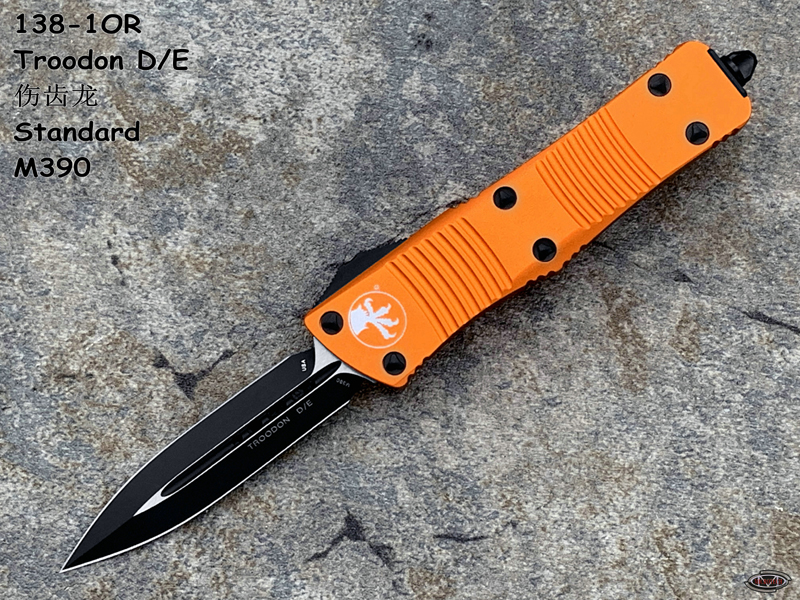 Microtech ΢ 138-1OR Troodon ˳ D/E Orange Standard M390в ɫȫ˫ֱֻ